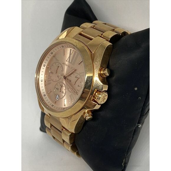 Michael Kors Bradshaw MK5503 Women Stainless Steel Analog Dial Wrist Watch MP109 - Picture 4 of 12